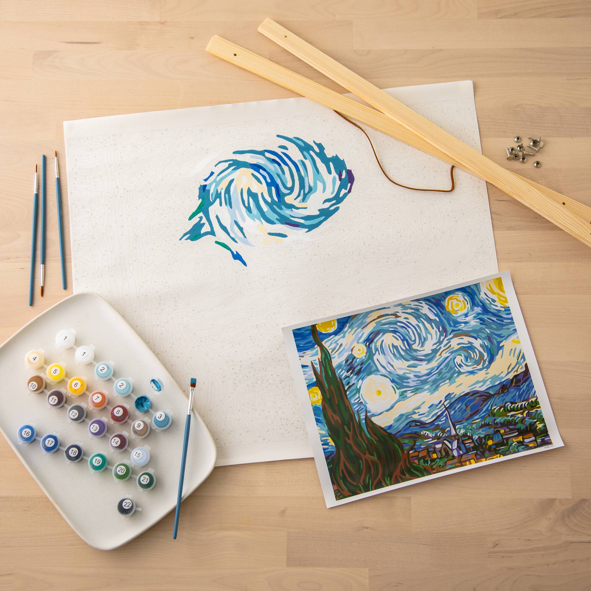 Van Gogh Starry Night Paint-by-Number Kit by Artist's Loft™ Necessities™